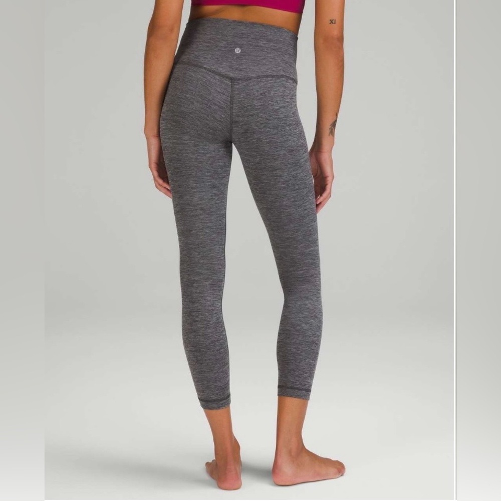 Lululemon Align High-Rise Pant Legging 25” Heathered Graphite Grey Size 2
